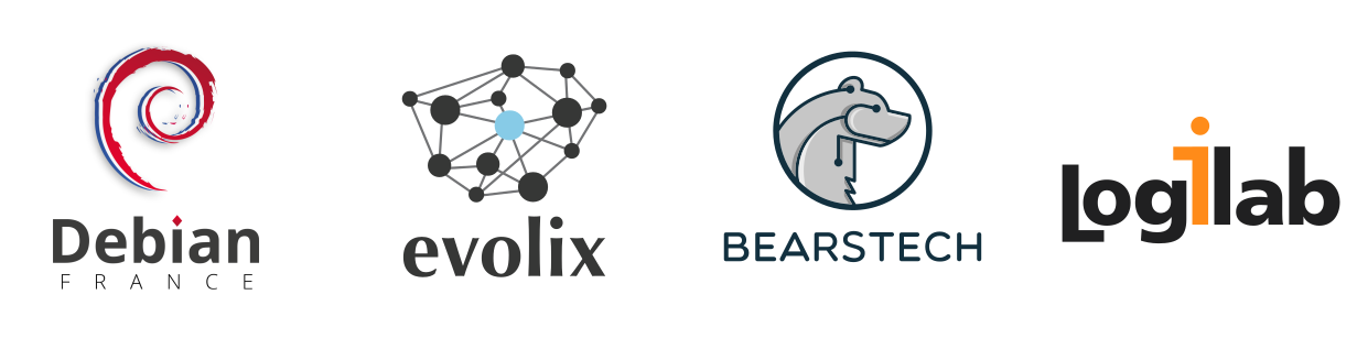 Organisateur : Debian France / Sponsors : Evolix, Bearstech et Logilab